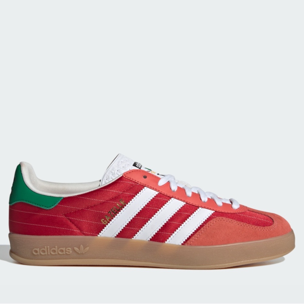 adidas Originals Gazelle Indoor Better Scarlet Gum IF9641 Men's Size US 9/ 1/2